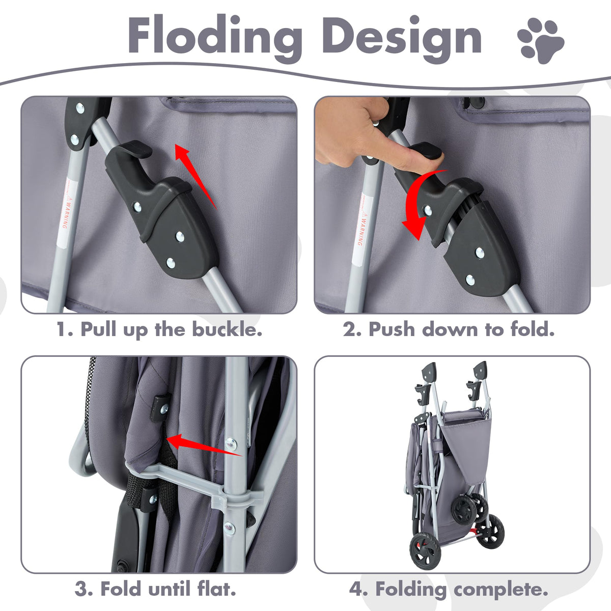 3 Wheels Pet Stroller C3599