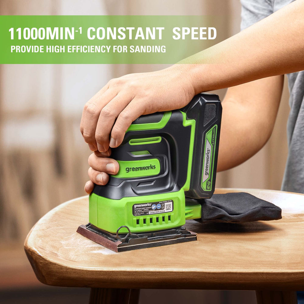 Cordless Quarter Sheet Sander B8142