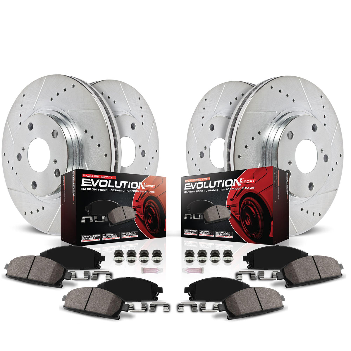 Brake Pad & Rotor Kit Front & Rear L8749