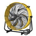 Heavy Duty Floor Drum Fan 3-Speed 360° Tilt Metal W6378