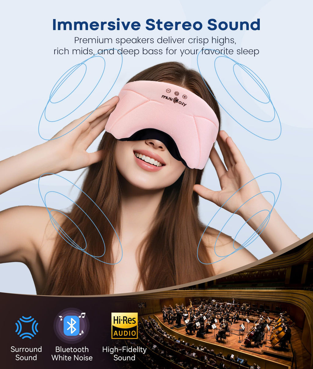 Bluetooth Sleep Mask Headphones W293
