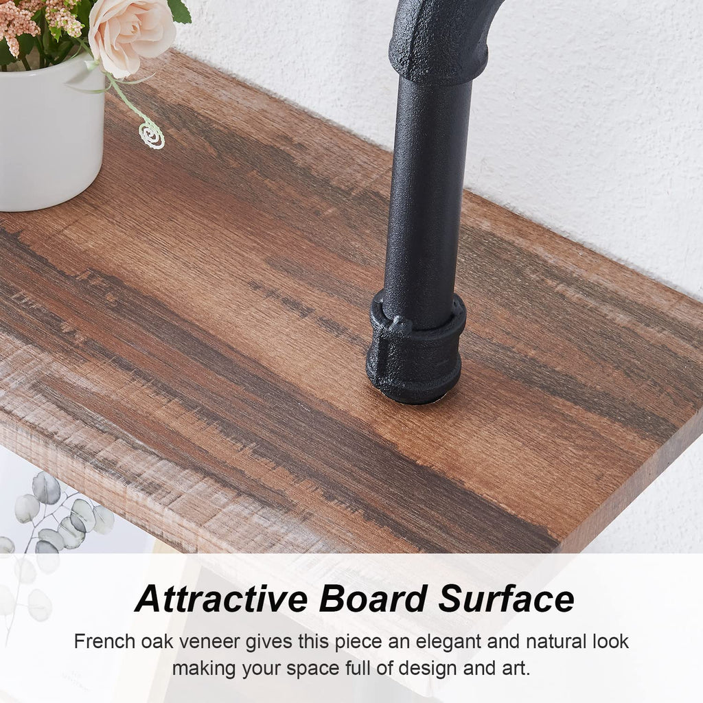 6 Tier Industrial Pipe Bookshelf D38970