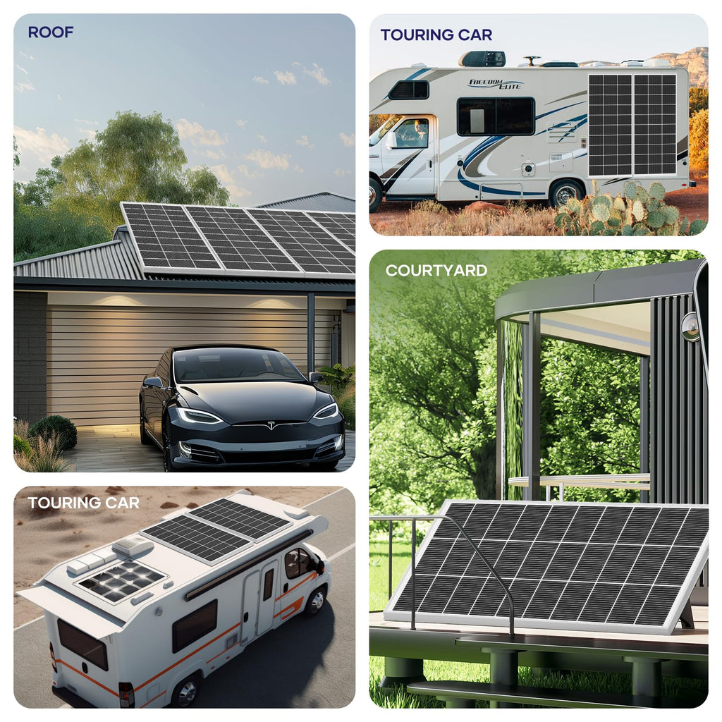 400 Watt Monocrystalline Solar Panel Kit with 30A MPPT Charge Controller Y2634
