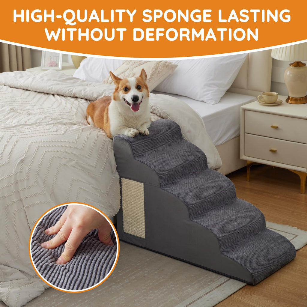Dog Stairs 2-Step Grey O126441