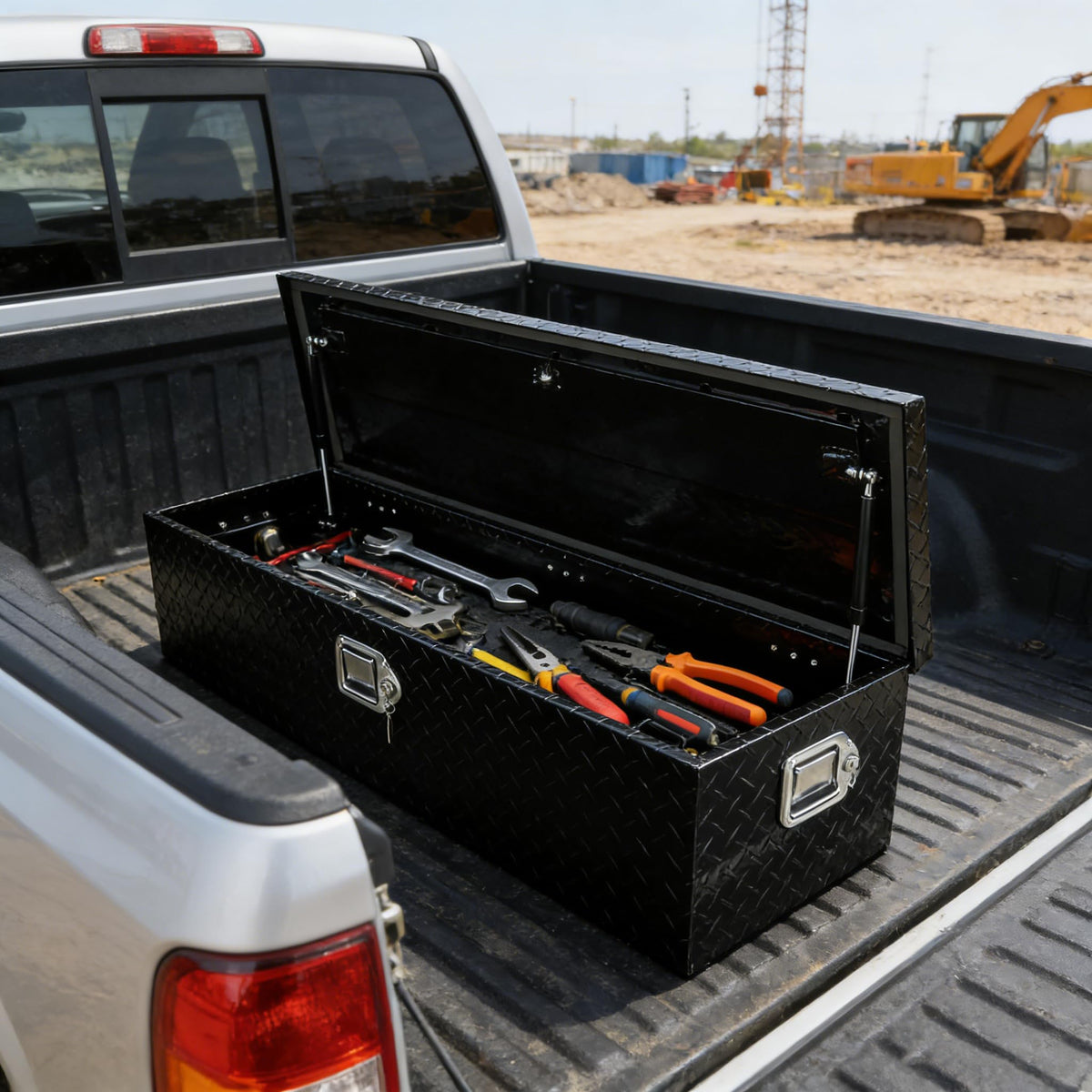 39" Aluminum Lockable Truck Tool Box L653