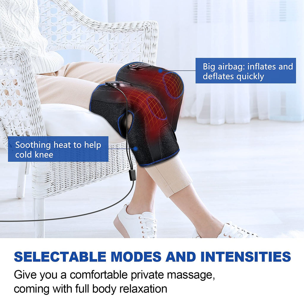Knee Massager with Heat and Air Compression D8698
