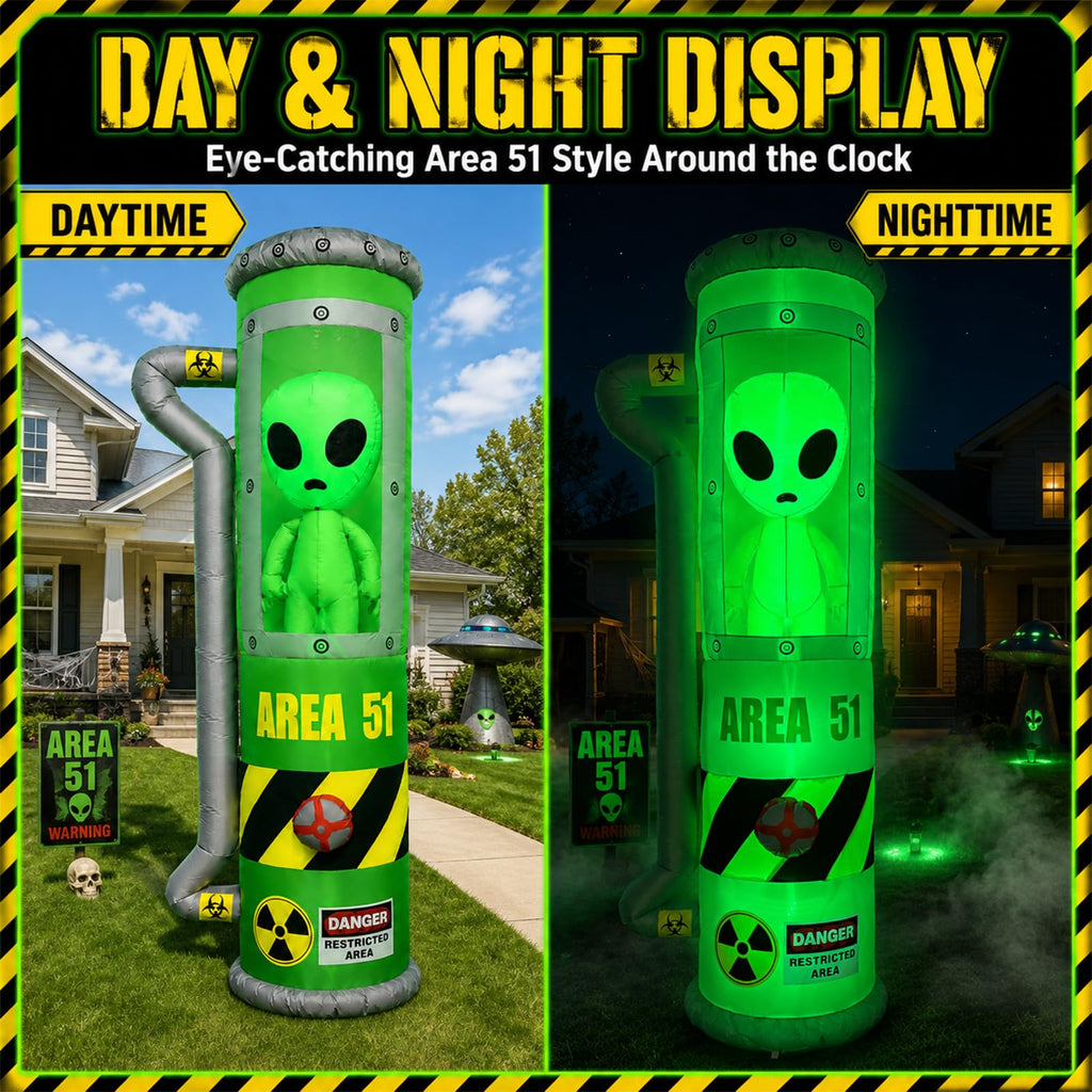 8FT Inflatable Outdoor Decoration with LEDs K211627
