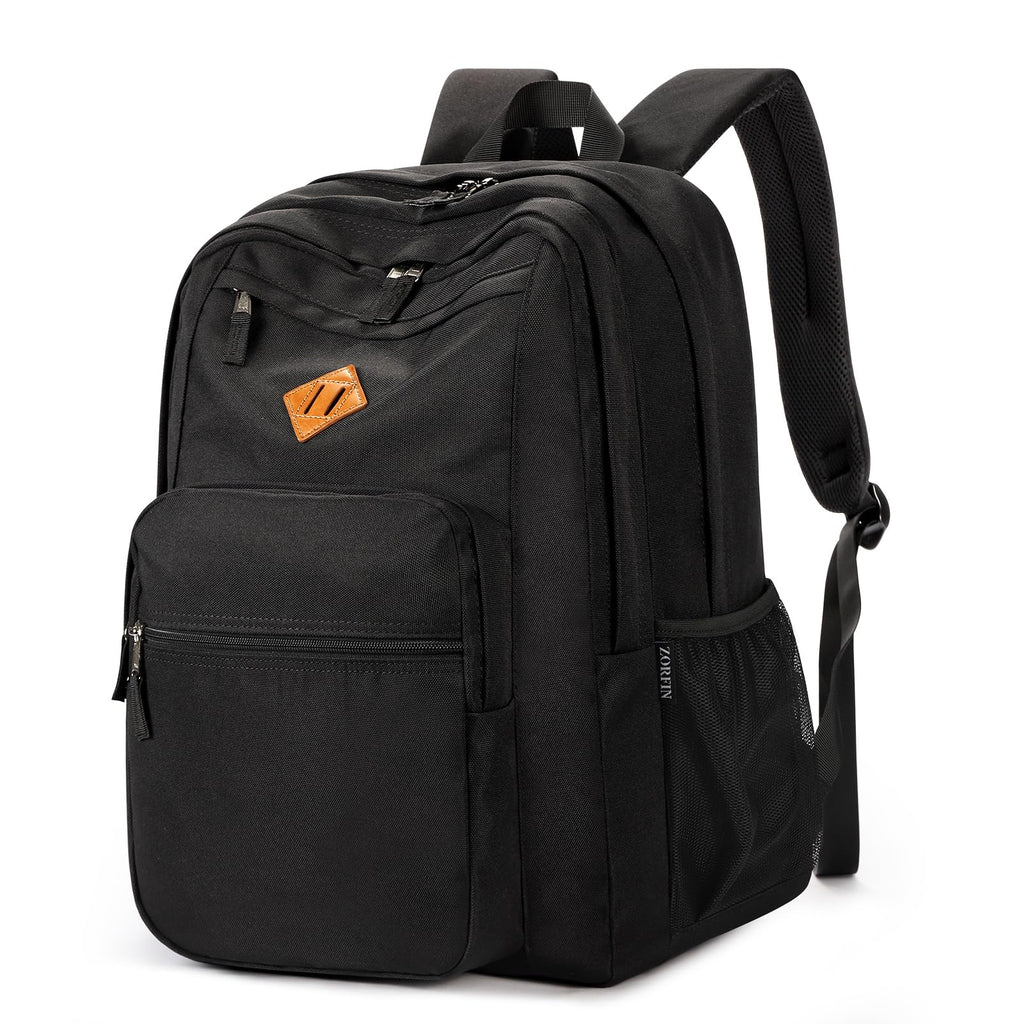 Black 26L Water Resistant Backpack W3372